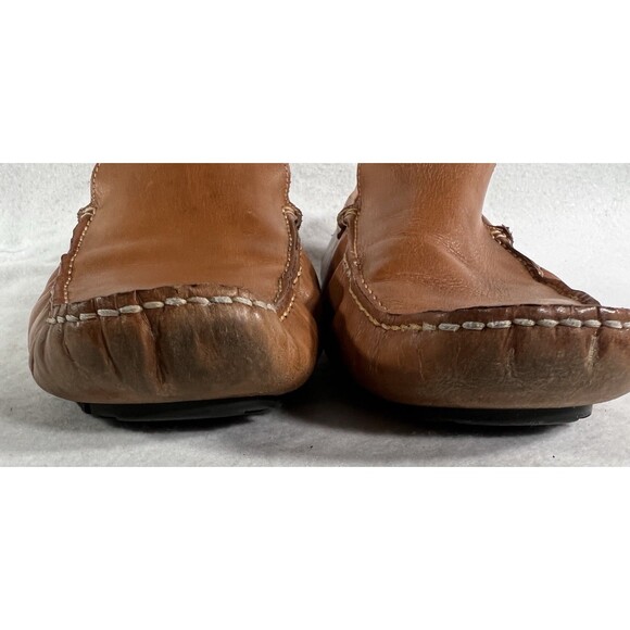 DONALD PLINER Brown Leather Slip-on Driving Loafers Moccasins Size 13M main image 6